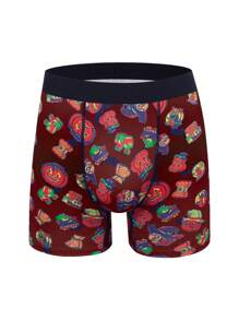 3pcs/Set Men's Halloween Print Boxer Briefs - Multicolor - View 4
