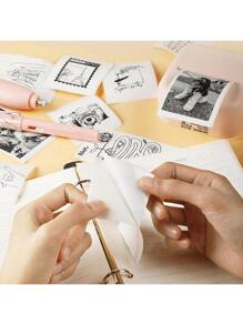 5 Rolls Of Adhesive/Stickers Printer Paper, White, For Mini Portable Printer - 5 Rolls Sticker - View 8