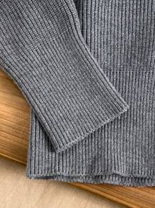 Tween Boy Checkered Long Sleeve Cardigan With Pockets, Autumn/Winter