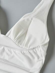 Flirla Camiseta de tirantes sencilla de unicolor y casual para mujer
