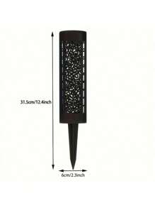 4 piezas Luces solares para senderos de jardín, iluminación led para paisaje exterior para decoración de Halloween y Navidad, adecuado para patio, patio, jardín, sendero, césped, calle, decoración de fiesta y festiva