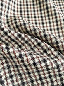 SHEIN Privé Áo khoác Blazer tay dài họa tiết caro/ca rô cổ điển thanh lịch cỡ lớn cho trường học, mùa thu đông - Nhiều màu - Xem 6