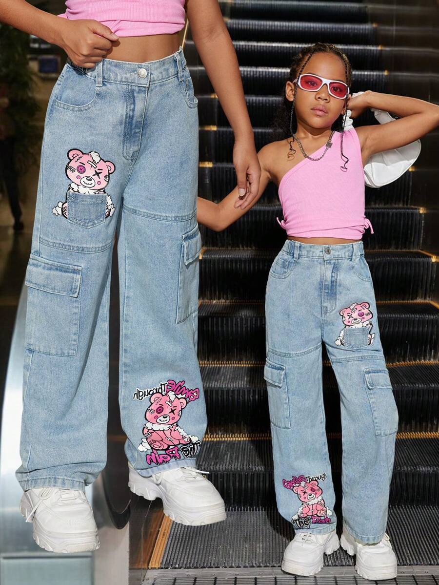 Jeans Y2K Para Mujer, Estilo Vintage, Pierna Recta, Pantalones De Mezclilla Fairycore, Cintura Alta, Estilo Grunge, Y2K, Hip Hop, Ropa De Calle, Azul