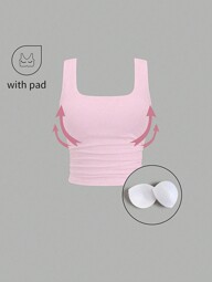 Sweetra Damska koszulka w jednolitym kolorze, prosta, swobodna, dopasowana