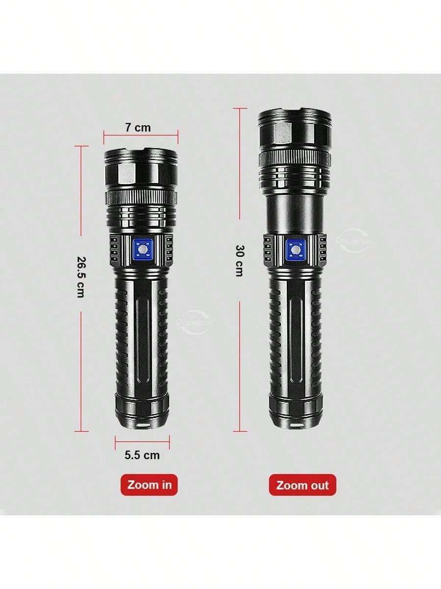 HighPower LED Torch 7800mAh Rechargeable Battery Waterproof, Long