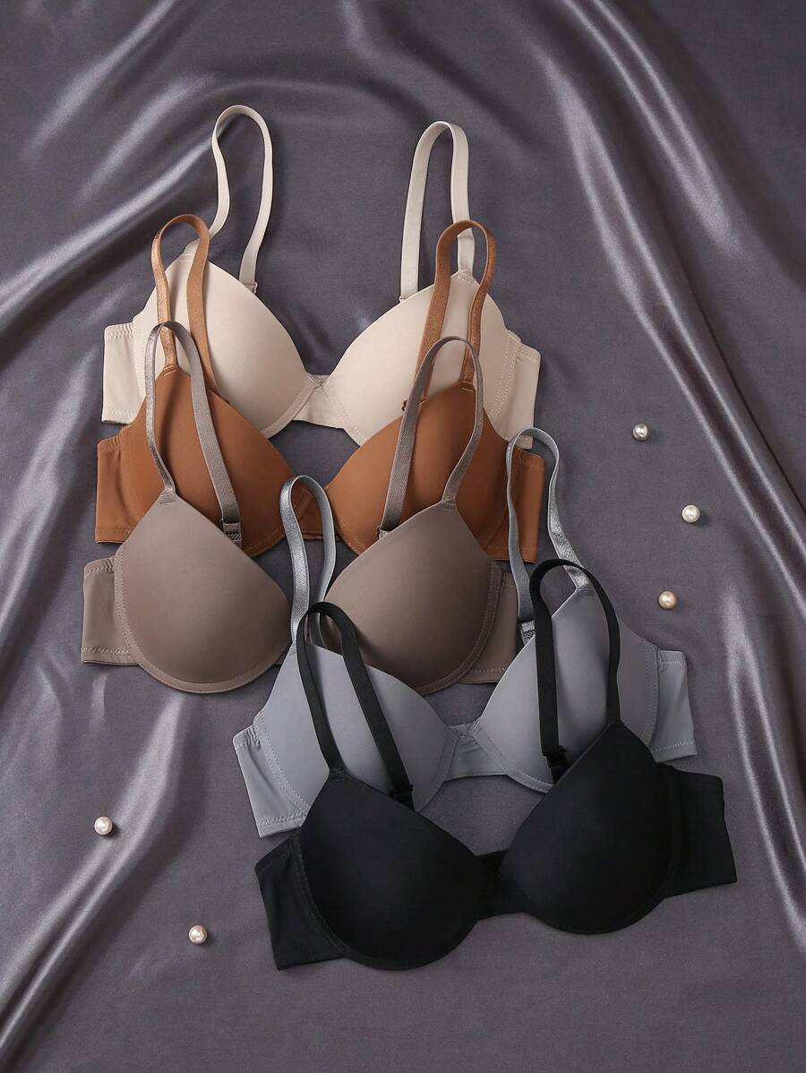 5 件套女士内衣（带钢圈）