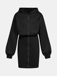 Áo nỉ có mũ trùm đầu thông thường dành cho nữ của Tween cho mùa Thu/Đông, Halloween - màu đen - Xem 3