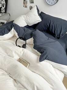 2/3 Piece Soft Ivory Duvet Cover Set - Premium Luxury Bedding Set, Includes 1 Duvet Cover And 1/2 Pillow Shams - Affordable, High Quality, Available In Twin, Full, Queen, King, Also Suitable For School Use - Beige - View 7