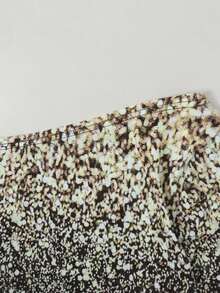 Áo thun vai in họa tiết sequin chuyển màu cho nữ, Áo sơ mi lấp lánh thời trang thường ngày cho tiệc năm mới, Tay dài - Nhiều màu - Xem 3