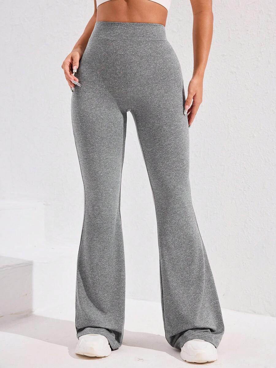 Easithlete Pantaloni della tuta casual minimalisti di colore unito da donna