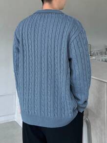 DAZY Cardigan a tinta unita da uomo