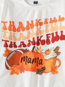 Women's Casual Pullover Sweatshirt, Long Sleeve, Warm Thermal Lined, Christmas White Outdoor Holiday Party Family Matching Tops Fall - White - View 5