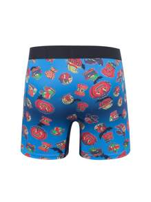 3pcs/Set Men's Halloween Print Boxer Briefs - Multicolor - View 2