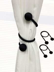 SHEIN 1 Stück Gardinen Raffhalter, minimalistischer Polyester Gardinen Riemen Halter für Zuhause, Valentinstag, Hochzeit, Geburtstag