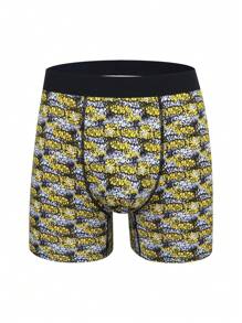 3pcs/Pack Men Fashion Allover Print Comfy Slim Fit Briefs - Multicolor - View 5