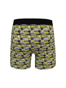 3pcs/Pack Men Fashion Allover Print Comfy Slim Fit Briefs - Multicolor - View 2