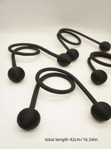 SHEIN 1 Stück Gardinen Raffhalter, minimalistischer Polyester Gardinen Riemen Halter für Zuhause, Valentinstag, Hochzeit, Geburtstag