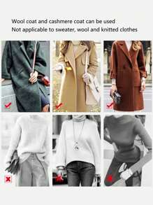 PETSIN 1pc Plastic Random Color Pet Lint Brush For Cat And Dog For Cleaning