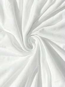 Chiquease Damen asymmetrischer Ausschnitt Langarm Passform Gerafftes Elegantes Charmantes Weiches T-Shirt - Schwarz und Weiss - Übersicht 5