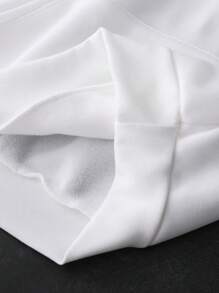 Manfinity Hypemode 1 件男士蝴蝶印花抽绳连帽衫