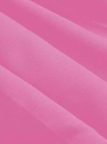 Sweetra 大码女式夏季撞色泡泡袖休闲连衣裙 - 彩色 - 查看 3