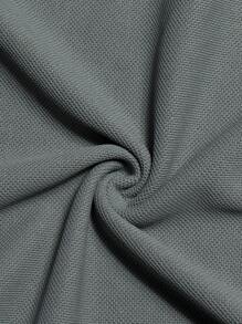 Manfinity Homme Men Contrast Trim Polo Shirt - Grey - View 4