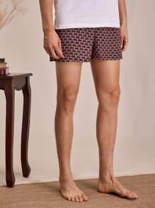 EverLounge Men' All-Over Print Button-Front Loungewear Pants, Casual Daily - Multicolor - View 6