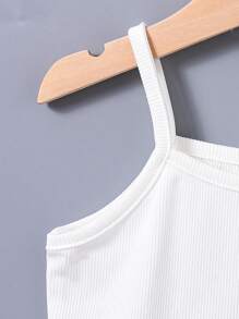 Girls Colorful Rainbow Print Blue Jacket + Pleated Skirt 2pcs Set, Back-To-School