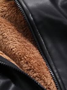 DAZY 女士保暖内衬常规夹克，冬季女装，女士冬季外套 - 黑色 - 查看 10