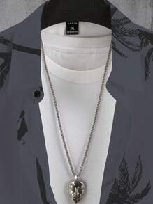 Manfinity RSRT Bộ 2 áo sơ mi tay ngắn in hình cây cọ đi nghỉ mát cho nam và quần short cạp rút dây - Xám - Xem 5