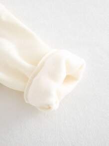 Cozy Pixies 2pcs Baby Girls Loose Letter Pattern Dropped Shoulder Hooded Sweatshirt And Leggings Fall Clothes Set, Casual Cute - Pink - View 3