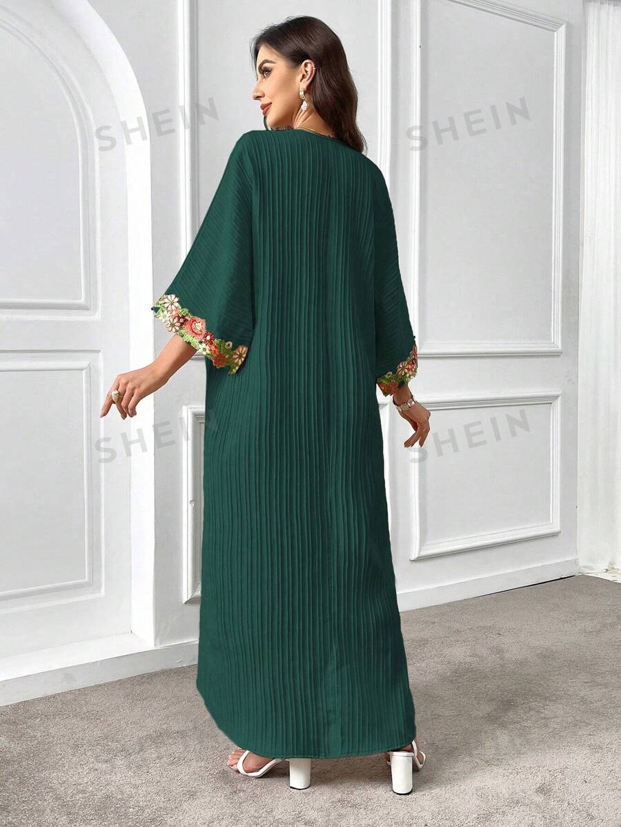 SHEIN Najma Women's Turkish Maxi Dress & Arabic Traditional Abaya ...