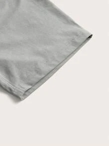 Muchica 浅灰色针织女式紧身裤 - 淺灰色 - 查看 4