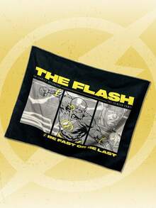 THE FLASH X ROMWE 1 件装背景布挂布卧室床头装饰非墙壁布料宿舍墙壁装饰挂毯 - 彩色 - 查看 4