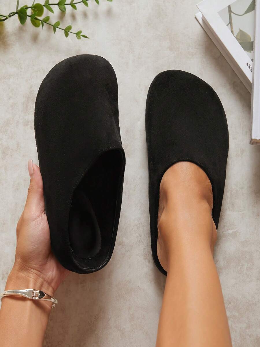 SHUZIA Giày đế bằng trơn màu dành cho nữ, thích hợp để mặc hàng ngày, tạo cảm giác nghỉ lễ Giáng sinh cho mùa thu và đông - Lạc đà - Xem 1