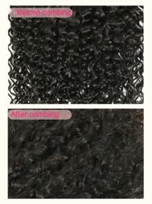 10PCS Water Wave Hair Extensions Clip In Real Human Hair Dark Brown Clip In Hair Extensions 14-20" Human Hair Extensions For Women Clip Ins Hair Extension - S2 - View 5