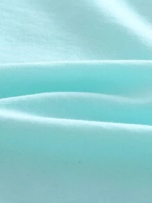 Cozy Pixies 2 件彩色花卉字母印花圆领落肩上衣和休闲短裤套装，适合年轻女孩