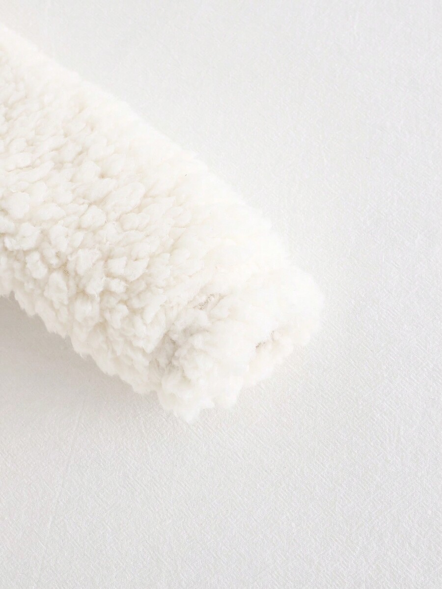 Cozy Pixies Newborn Baby Boy Teddy Bear Pattern Hooded Thicken Long