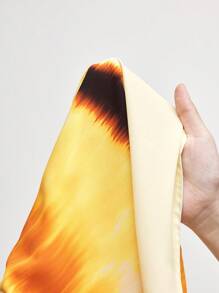 BizChic Camisa de manga larga con estampado navideño, camisa de manga larga amarilla de Acción de Gracias, ropa de invierno