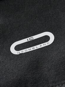 NEON BLANC Men's Casual Loose Fit Washed Denim Jacket, Suitable For Autumn