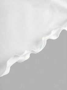 3pcs Tween Girls' Loose Casual Short Hollow Out Long Sleeve Top, Cami Top & Skirt Outfit With Fashionable Cargo Feel