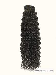 10PCS Water Wave Hair Extensions Clip In Real Human Hair Dark Brown Clip In Hair Extensions 14-20" Human Hair Extensions For Women Clip Ins Hair Extension - S2 - View 4