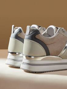 CUCCOO EASI Nuove Sneaker Casuali Leggere, Morbide E Antiscivolo Per Donne Autunno - Grigio - Visualizzare 8