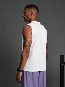 Manfinity Sport Polished 男友风男士简约休闲圆领无袖背心