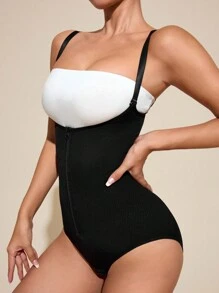 Easithlete Women Color Block Sports Bodysuit