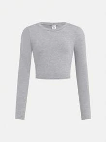 SHEIN Girlism 2 件 Tween 女童休闲圆领 T 恤和裤子套装 - 彩色 - 查看 6