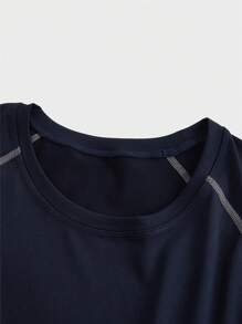 GymBeat 3件/套男友风男士春秋健身压缩速干透气短袖圆领运动T恤健身服男友风男士基础款T恤 - 彩色 - 查看 6