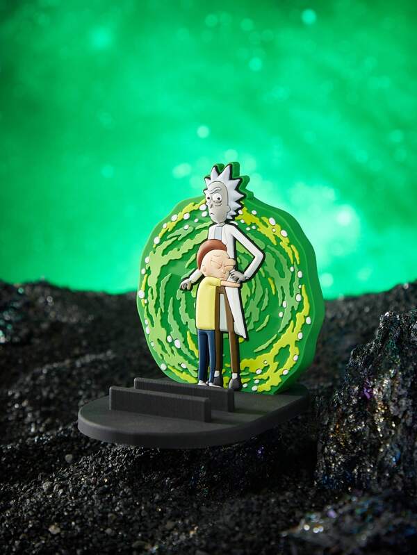 Rick and Morty X SHEIN Suport pentru telefon desktop cu personaje de desene animate