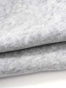 SHEIN EZwear 女士蝴蝶印花抽绳口袋黑色和灰色慢跑裤 - 彩色 - 查看 4