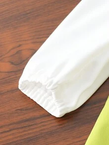 SHEIN 女婴雪纺花卉装饰连体裙，优雅休闲，秋冬 - 彩色 - 查看 6